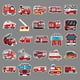thumbnail image 3 of RV Paquete de 50 pegatinas de vinilo con grafiti para ordenador portátil, coche, monopatín, motocicleta, bicicleta, equipaje, pegatina de bomba para parachoques (46) Rojo Verde, 3 of 5