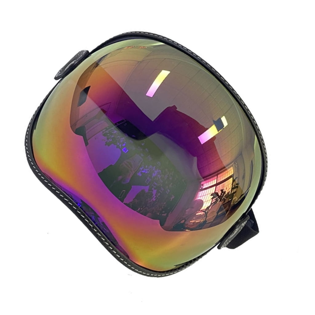 Motorcycle Helmets Shield Windproof Lens PC Goggles Bubble Lens Open Face Helmets Lens Scratch Resistant