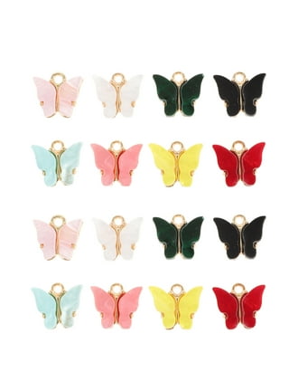 Acrylic butterfly charms bulk deals
