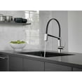 thumbnail image 3 of Delta 9693-Dst Pivotal Pull-Down Kitchen Faucet - Black, 3 of 7