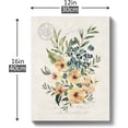 thumbnail image 4 of Vintage Floral Wall Art Botanical Flowers Prints Aesthetic Canvas Pictures Shabby Chic Artwork Beige Painting for Bedroom Bathroom Dining Room Decor Ready to Hang Small 12x16in, 3 Pieces, 4 of 6
