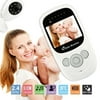 Tagital Baby Monitor with 2.4" LCD Display, Two-Way Audio, Night Vision, Temperature Sensor, Lullabies