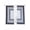 Gray, variant on Black Grey Gradient Sheer Curtains 63 Inch Length 2 Panels Set, Gray White Square Geometric Voile Window Treatment Rod Pocket Curtains Sheers Drapes for Bedroom/Living Room/Kitchen 52x"63"x2