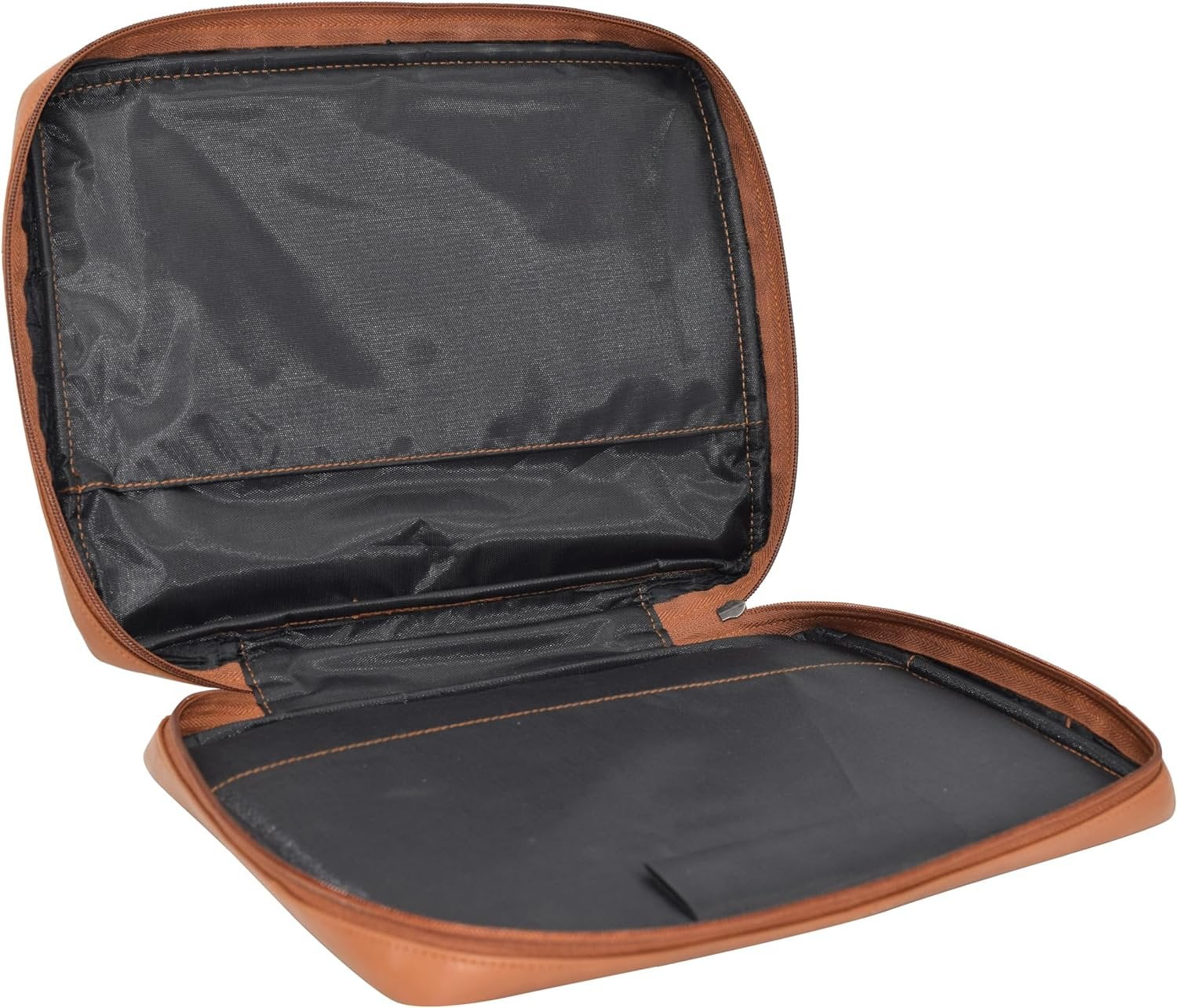 Large Cross Bible Book Cover Genuine Leather with Handle Cross Tan