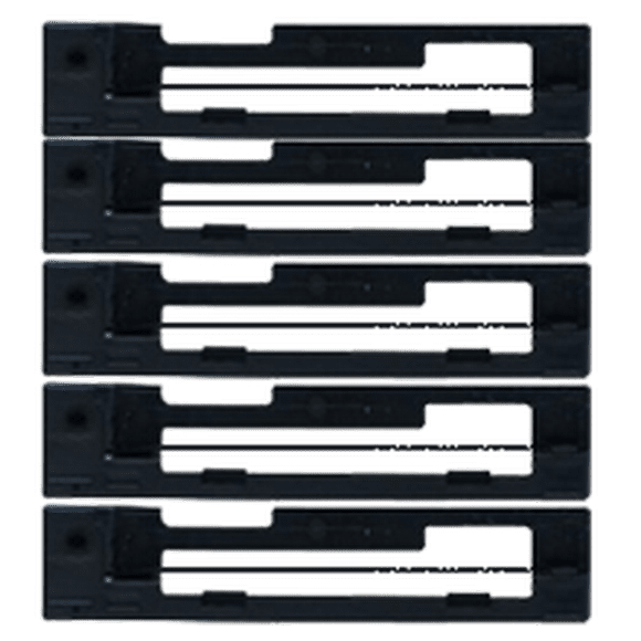 Zoomtoner Cartouche de Ruban MD-910 / IR91B Citoyen Compatible (5 par Boîte) Noir pour Citoyen CBM-910