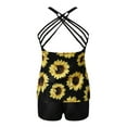 thumbnail image 4 of Tankini Swimsuits for Women Large Bikini Set Digital Print Suspender Beach Split Bathing Suits, 4 of 7