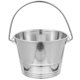 thumbnail image 1 of unbranded Cubeta Para Hielo De Acero Inoxidable Resistente Para Bar Con Asa Doble Y Moderno Plateado, 1 of 8