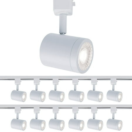 

Wac Lighting H-8010-30-12 Pack Of (12) Charge H-Track 6 Tall 3000K Led Track Head - White