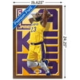 thumbnail image 3 of NBA Los Angeles Lakers - Lebron James 19 Wall Poster, 14.725" x 22.375" Framed, 3 of 5