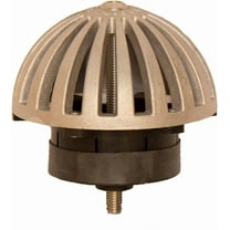 Rectorseal GDLDOME3000 Guardian Drain Lock, Aluminum/Black