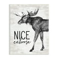 thumbnail image 3 of Stupell Industries Nice Caboose Lake House Bathroom Humor Moose Graphic Art Unframed Art Print Wall Art, Design by Lettered and Lined, 3 of 5