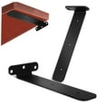 thumbnail image 6 of Raindrops 2-Pack Heavy Duty L-Shaped Metal Floating Shelf Brackets Wall Mount Supports for Shelving Hardware, 6 of 8