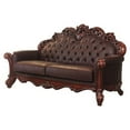 thumbnail image 3 of ACME Vendome Loveseat with 2 Pillows in Cherry PU, 3 of 6