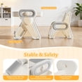 thumbnail image 3 of Funjoypals Kids Table and Chair Set with Graffiti & Building Blocks Tabletop for Home, Preschool, Classroom, Age 3+, 3 of 14