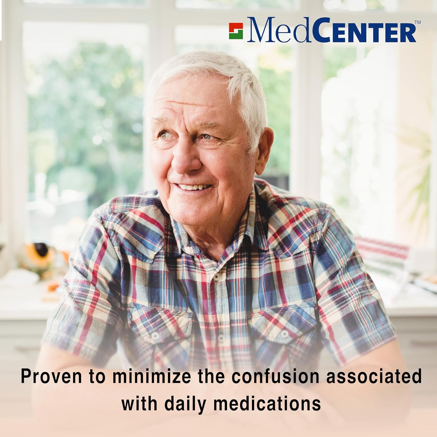 FSA/HSA Medcenter Monthly Medication Organizer, 31-Day Pill Box with 4 Daily Compartments (Extra Large)