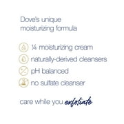 Dove Exfoliating Body Polish Brown Sugar and Coconut Butter Body Scrub All Skin Type, 10.5 oz