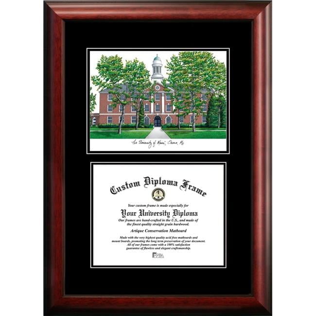 Campus Images ME999D-1185 8.5 x 11 in. Maine University Diplomate Diploma Satin Mahogany Frame