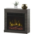 Twin Star Home 23.13"H Harlan Shiplap Wall Mantel Electric Fireplace