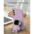 thumbnail image 5 of Compatible with Samsung Galaxy S23 Plus Case Silicone TPU Plating, Galaxy S23 Plus Case Cute Astronaut Pattern Samsung S23 Plus Phone Case with Stand for Women Girls (Purple), 5 of 7