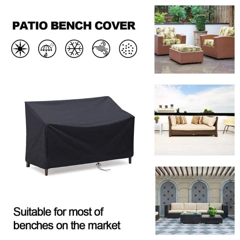 Outdoor Furniture Cover.New Patio Garden  Bench Storage Cover Up to 60” L 