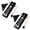 Tuning Fork 2pcs, variant on Miwayer 128Hz Tuning Fork for Sound Therapy Stress Reduction Otoacoustic Emission Testing and Ear (Mallet&Wrench Include)