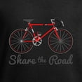 thumbnail image 3 of CafePress - Share The Road Sweatshirt - Classic Crew Neck Sweatshirt, 3 of 5