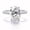 Silver, variant on Womens Oval Zircon Ring Large Egg Shape Gold Plated Alloy Ring Inlaid Artificial Gemstones Platinum Plated Statement Ring for Her Fashion Jewelry