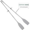 thumbnail image 7 of NOBRAND Heavy Duty Oars 78 Inch Long with Oar Locks, Split Shaft, Pair, 7 of 7