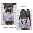 thumbnail image 6 of FORMRS 16" Laptop Bag Carrying Sleeve Case with Handle Travel Shoulder Briefcase, Purple Marble Pattern, 6 of 8