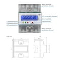 thumbnail image 4 of 3 Phase 4 Wire Energy Meter 220/380V 5-80A Energy Consumption kWh Meter DIN Rail Installation, 4 of 8