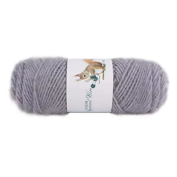 Xihbxyly Hilo de Lana para Tejer, Mohair Suave, Ideal para Hacer Chal, Bufanda, Gorro o Ganchillo. Hilo Versátil para Manualidades. Lavable a Mano. Madeja de 75 G. Ideal para Suéteres y Colchonetas.