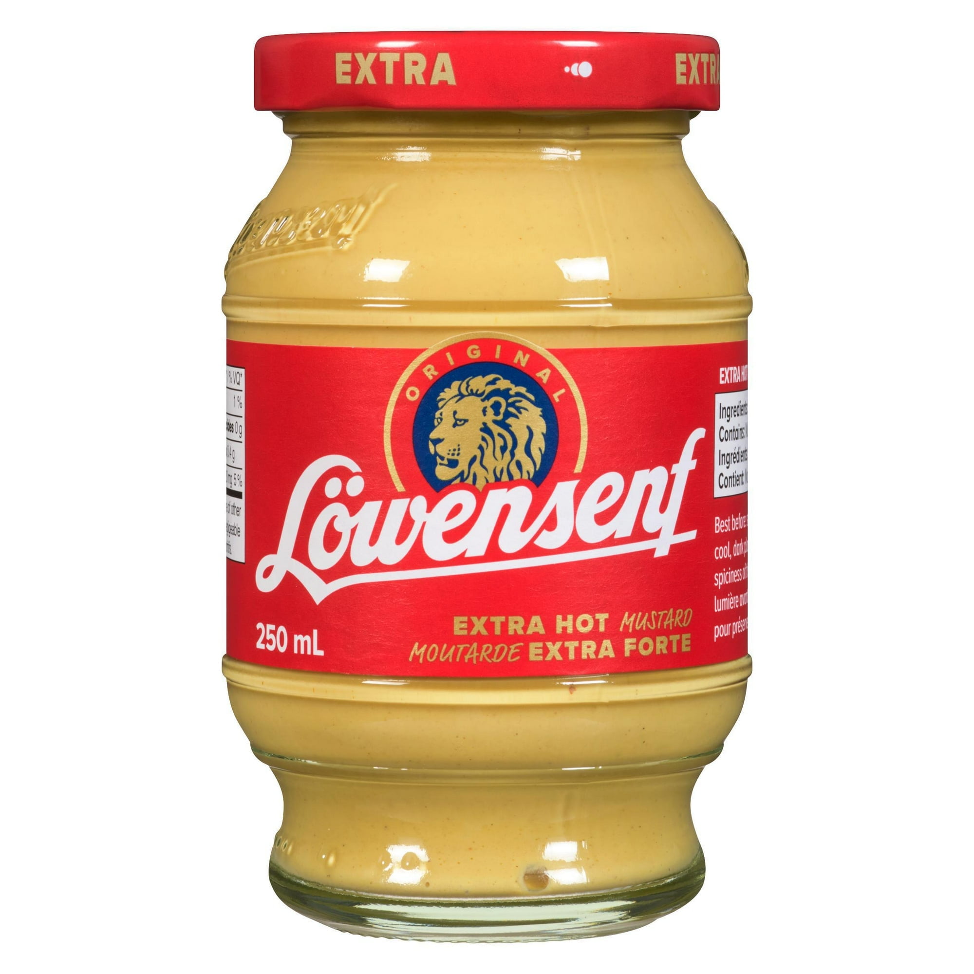 Lowensenf  Extra Hot Mustard, 250 g