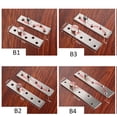 thumbnail image 2 of Invisible Door Hinge  DIY Stainless Steel Door Accessories Heavy Duty Hidden Pivot Up and Down Location Shaft 360 Degree Rotation Axis Rotating Door Hinge A1, 2 of 8