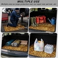 thumbnail image 3 of COEQINE Universal Car Trunk Mat All Weather Cargo Liner Floor Mat with Non-Slip Backing Scratch-proof Pet Cargo Mat Suitable for Most Car Models, Gold Leopard Print, 3 of 7
