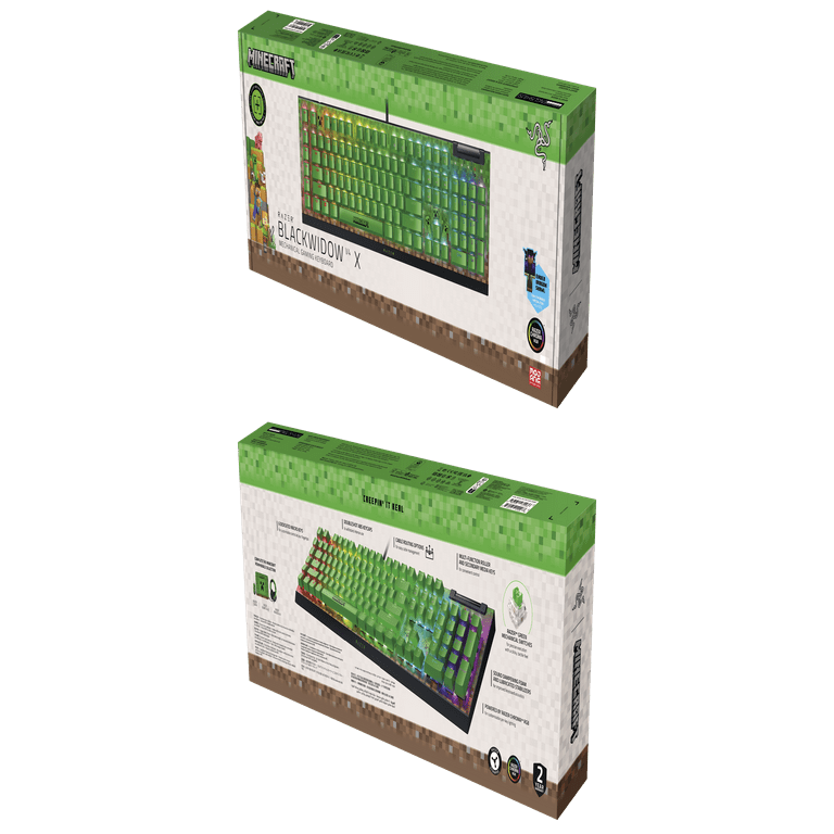 Razer BlackWidow V4 X Wired Mechanical Gaming Keyboard (Green