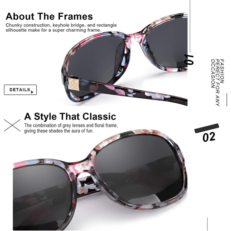 Oversized Square Polarized Sunglasses – Classic Design with Full UV Protection Designer Polarized Square Sunglasses For Men & Women Anti  main image 2