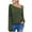 Green, variant on tarylea Women Blouse One Shoulder Tops Long Lantern Sleeve Solid Color Pullover Casual Loose Cute Dailywear Tops