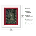 thumbnail image 2 of Mahakali and Mahakala (Great Black One) - Buddhist Tantric Deities - Vintage Tibetan Thangka Buddhist Painting - Tibet, 17th Century - Fine Art Rolled Canvas Print 11in x 14in, 2 of 4