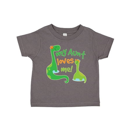 

Inktastic My Aunt Loves Me Nephew Gift Toddler Boy Girl T-Shirt