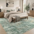 thumbnail image 6 of MICGEEK 10'x12' Abstract Area Rugs for Living Room, Stain Resistant Washable Rugs with Non-Slip Backing, Modern Large Area Rug Carpet for Bedroom Dining Room Office, Green, 6 of 10