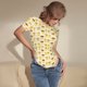 thumbnail image 3 of Fotbe Cute Yellow Duck Body de Mujer con Cuello Redondo y Mangas Cortas, Sin Mangas Ajustado, Suave, Cómodo y Básico-XX-Large, 3 of 7