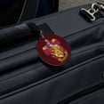 thumbnail image 5 of Harry Potter Gryffindor Painted Crest Round Luggage ID Tag Card Suitcase Carry-On, 5 of 8