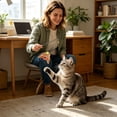 thumbnail image 4 of Cififendec Cat Wand Feather Refill Head, Bell Decor Teaser Heads without Pole for Interactive Kitten Playing, Indoor Cat Exercise Entertainment Accessory Use, 4 of 5