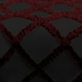 thumbnail image 4 of D.N.G. BEDDINGS 3 Piece Luxury Two Tone Diamond Ruffle Pattern Comforter Set Premium Super Soft All Season 800 Thread Count, 100% Egyptian Cotton, Twin/Twin XL Size Wine/Black Solid Color, 4 of 4