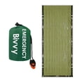 thumbnail image 2 of 86.5 Sq Ft Waterproof Emergency Bivvy Sleeping Bag, Lightweight & Compact Thermal Survival Sack With Portable Storage Pouch, Windproof & Cold-Resistant For Outdoor Camping,, 2 of 3