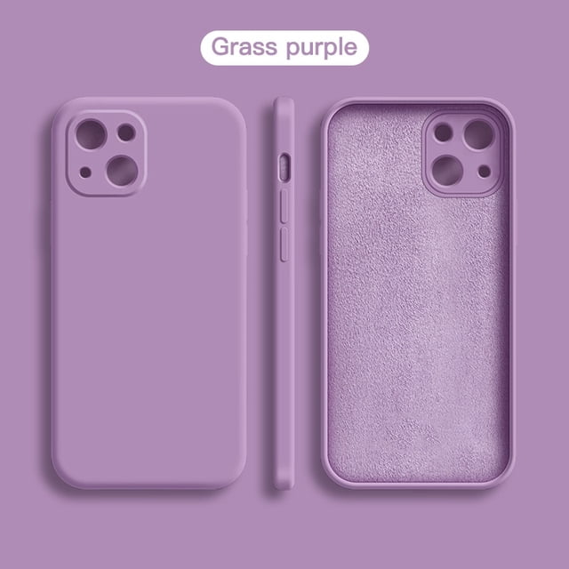 Funda de teléfono de silicona líquida azul Klein Original para iPhone 14 13 12 11 Pro Max Mini XS XR X 8 7 Plus SE 2 funda fina suave Tan Jianjun unisex