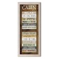thumbnail image 4 of Millwood Pines 'Cabin Rules' Textual Art, 4 of 6