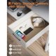 thumbnail image 3 of Study Desk Work Desk with Monitor Shelf, Writing Desk with Storage for Home Office, White My Lux Decor Round, 3 of 4