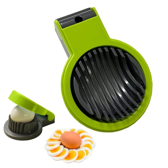 Compact & Lightweight Egg Slicer Dicer for Hard Boiled Eggs Stainless Wire Cutter for Strawberries & Soft Fruits Easy Clean Kitchen Gadget