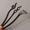 thumbnail image 1 of 3pcs Vintage Chinese Wooden Chopsticks: Handmade Hairpins Hair Sticks For Women Girls Hanfu Hair Accessories For Updo Chignon, 1 of 3